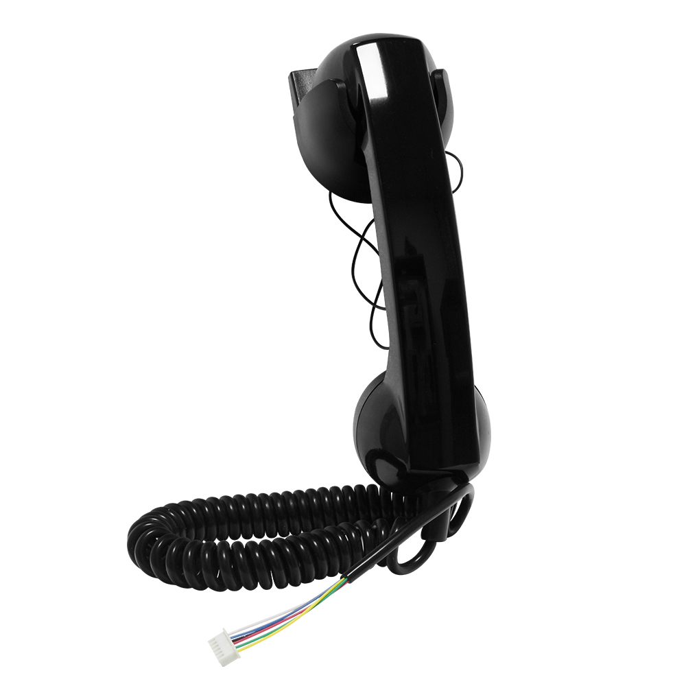 Curly Cord Handset JR-HS-01C for Anti-vandal Telephone