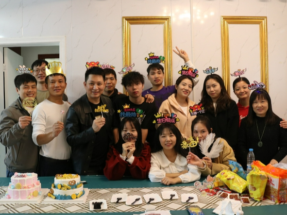 东方骏科举办季度员工生日会，传递企业文化暖人心