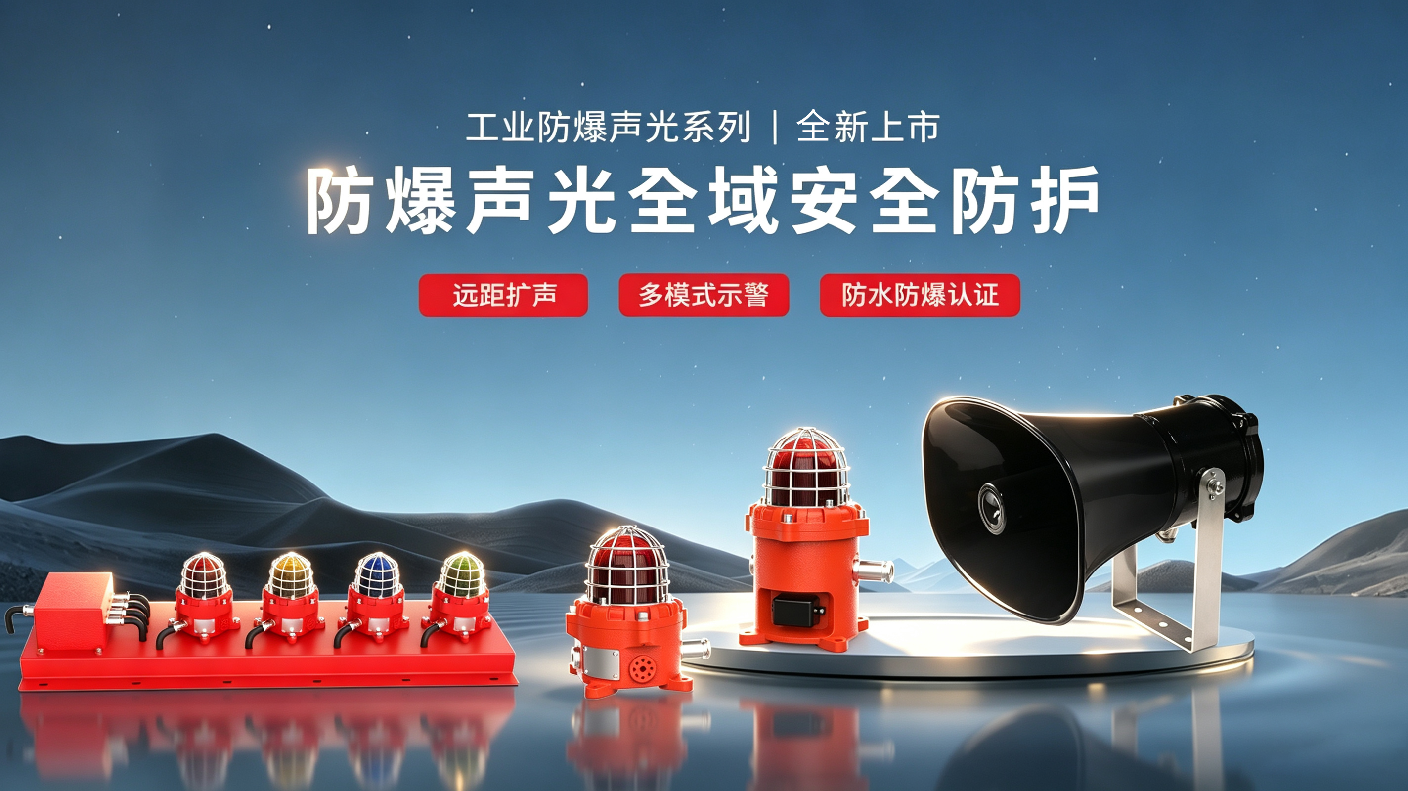 新品上市｜全新防爆声光设备，升级危险环境安全预警能力