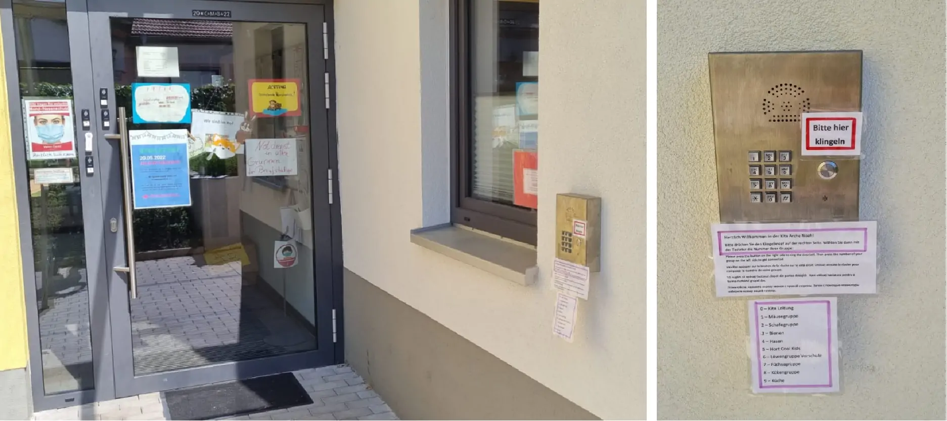 German kindergarten access control project